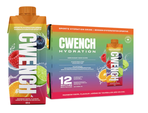 CWENCH Sports Drink Rainbow Swirl in Canada